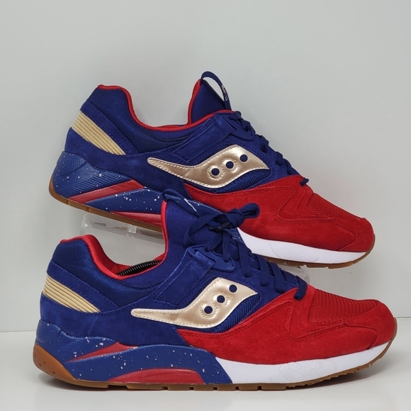 Saucony Other - Saucony Grid 9000 Men’s Sz 13 Sparring European Exclusive Navy/Red S70279-1 New